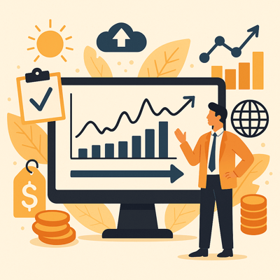 Grafische weergave van prognoses en diagrammen