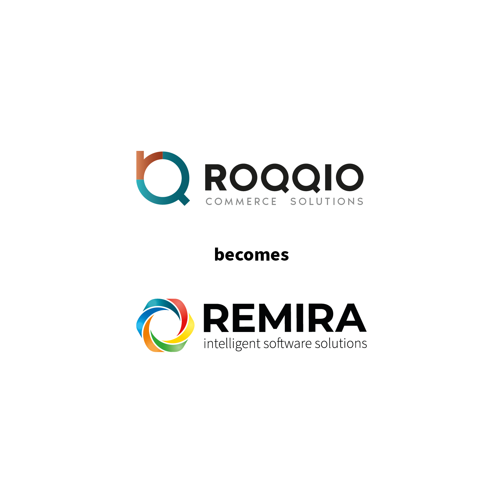 ROQQIO logo and REMIRA logo