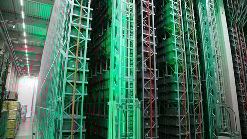 Einblick ins Logistiklager Traun der RWA Raiffeisen Ware Austria AG