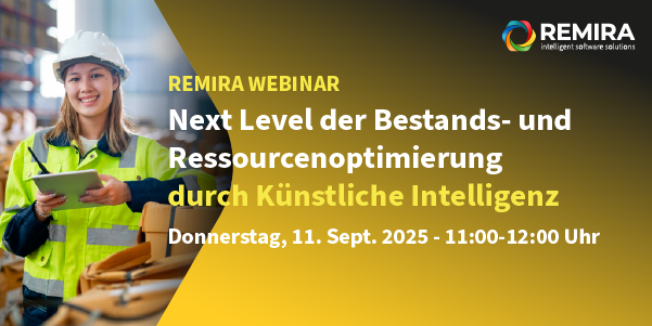 REMIRA Webinar: Next Level der Bestands- & Ressourcenoptimierung