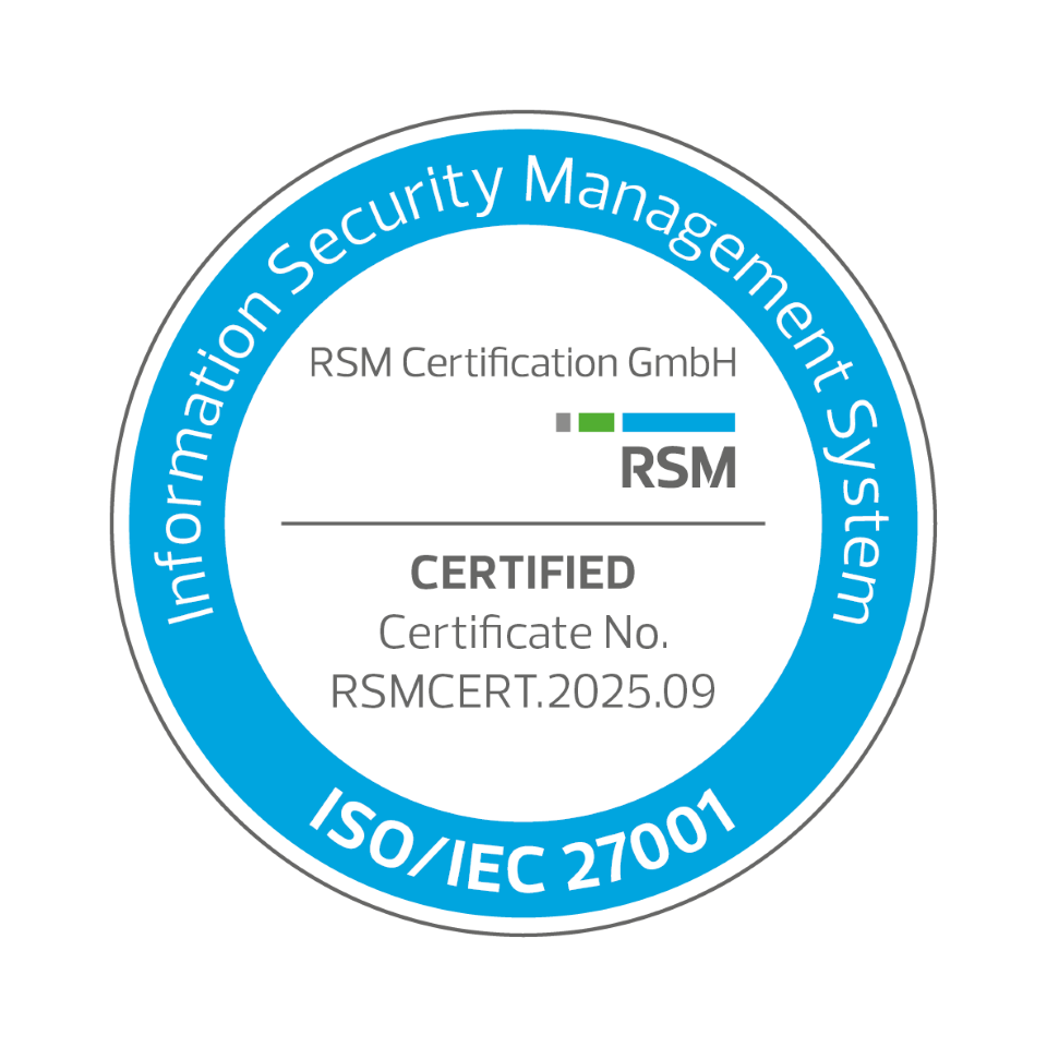 ISO/IEC Zertifikat ISO/IEC Zertifikat
