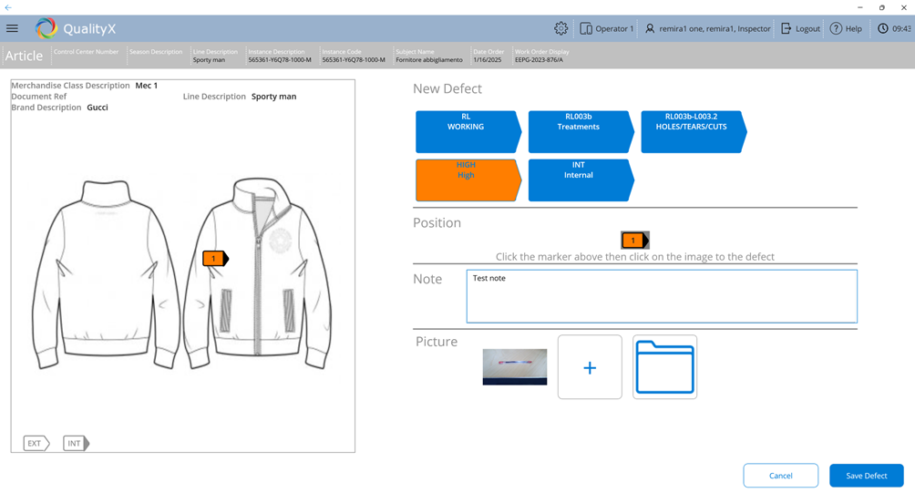 Oberfläche REMIRA Software für Qualitätsmanagement