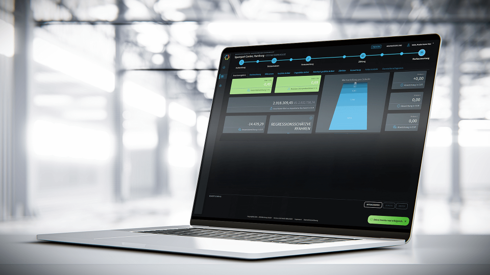 Oberfläche der REMIRA Software für Stichprobeninventur